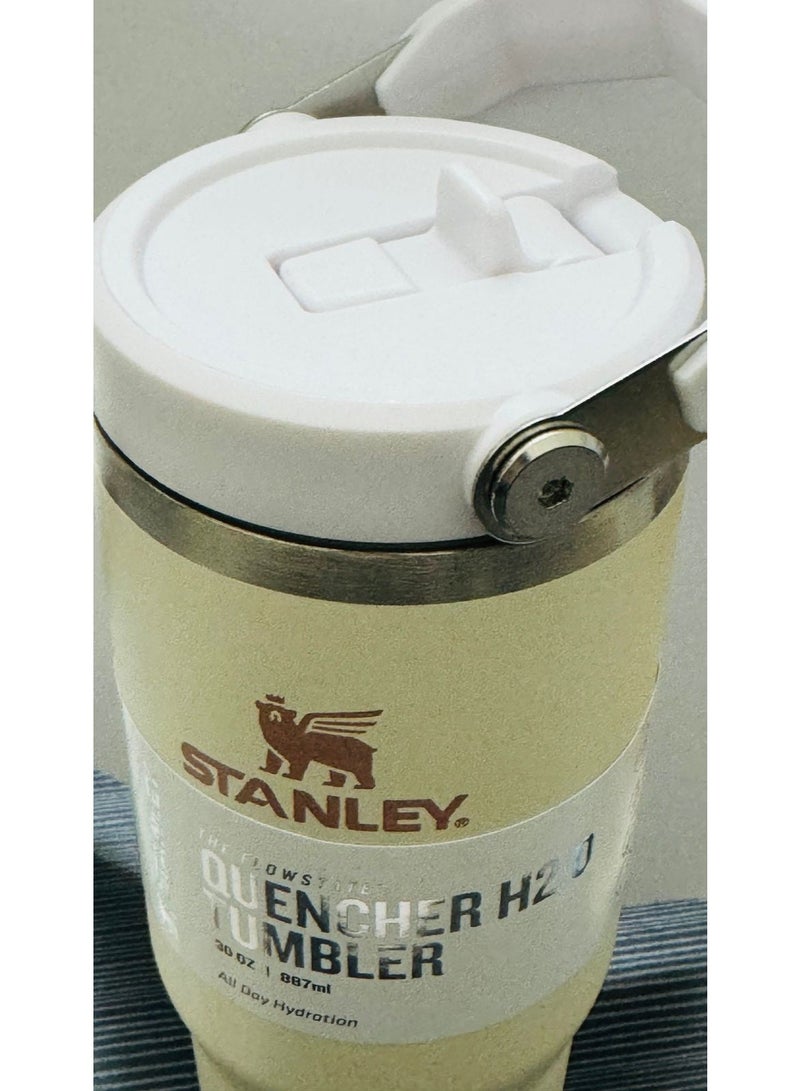Stanley 30oz Stainless Steel Tumbler - Vacuum Insulated Water Bottle for Home, Office or Car Reusable Cup with Straw Leak Resistant Flip Cold for 12 Hours or Iced for 2 Days, 30oz - Image 3